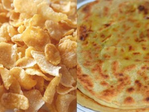 CORNFLAKES VERSUS PARANTHA